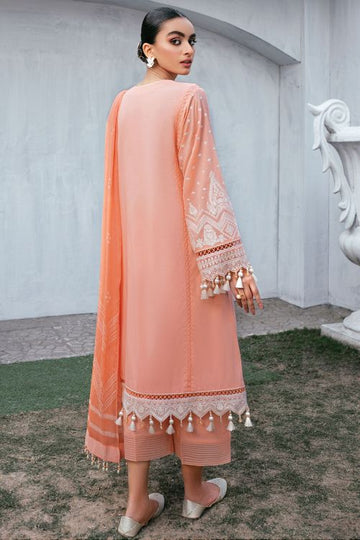 Alkaram ED 06B 22 Coral Meraki Embroidered Lawn 2022 Online Shopping